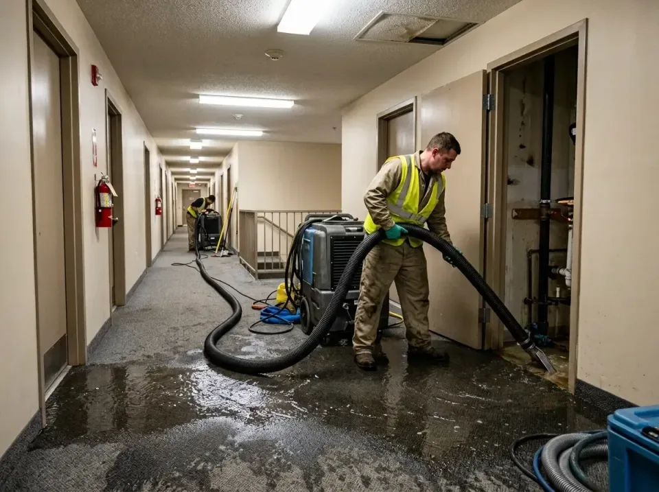 multi-unit-apartment-hallway-f-005 — frequently asked questions, Emergency Burst Pipe Water Extraction & Removal in North Fa…
